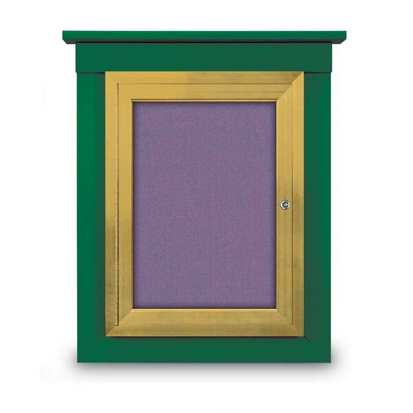 60"x48" 2-Door Enclosed Letterboard, Header, Burgundy Vinyl/Lt Oak